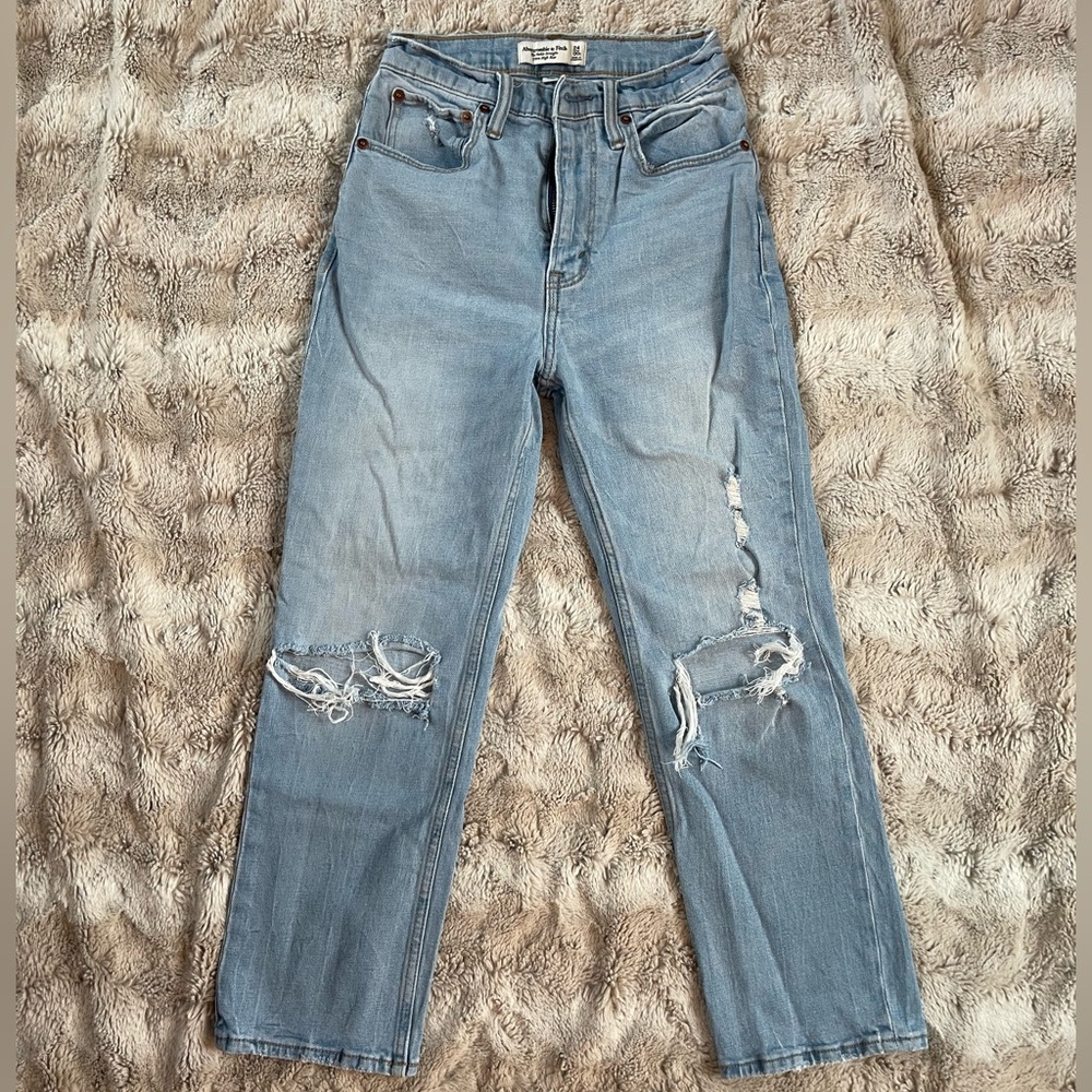 Abercrombie & Fitch Ankle Straight jeans
